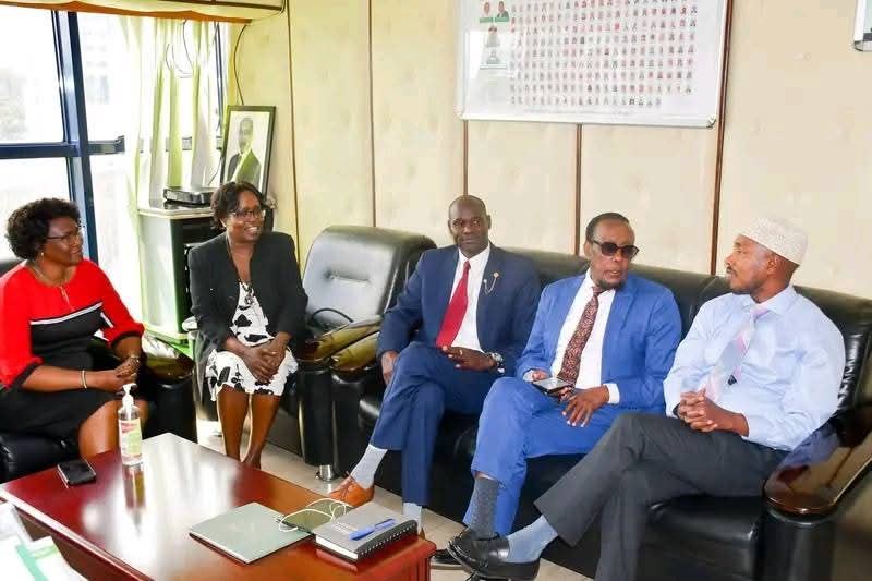PETRAD AID leadership in formal meeting with government partners